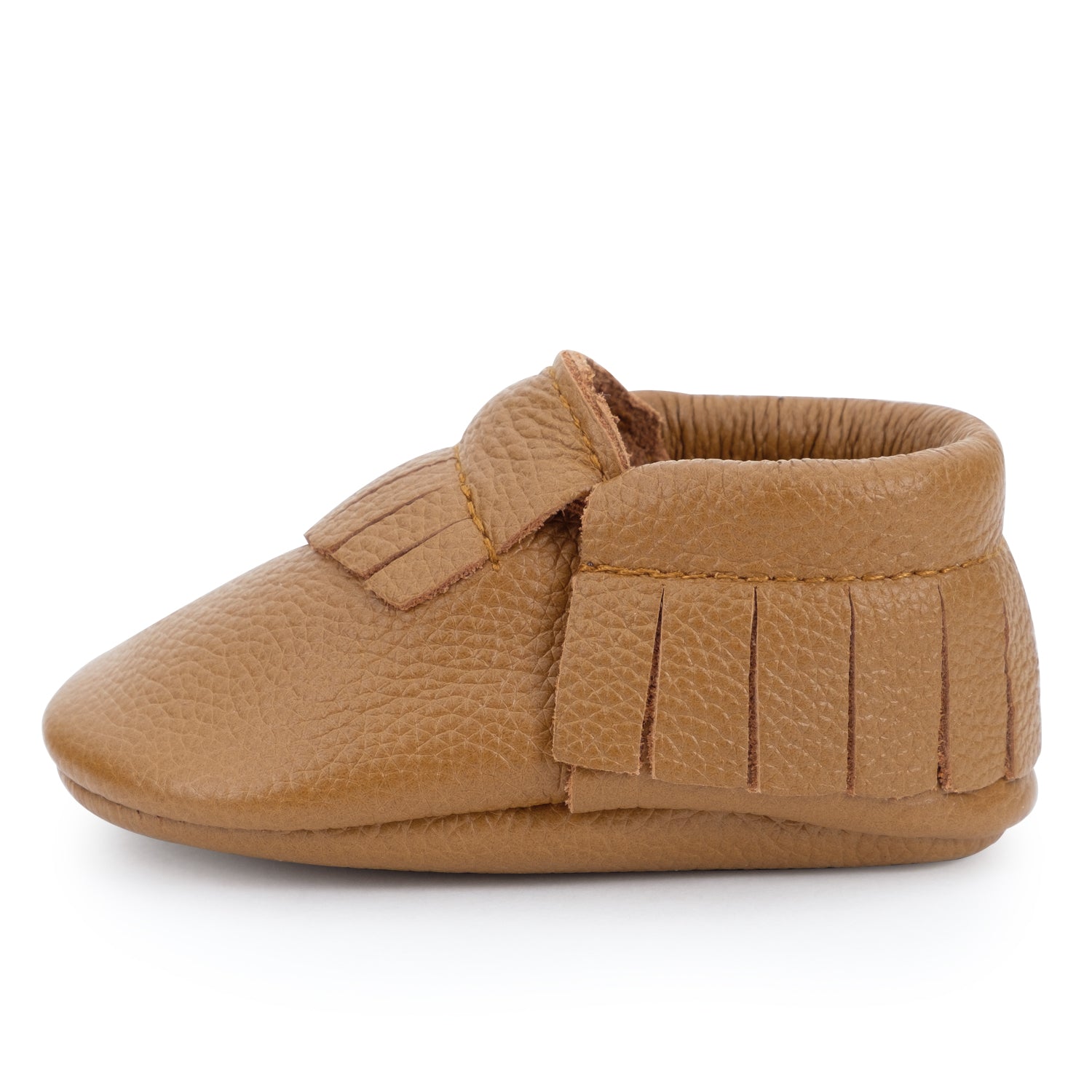 Classic Brown Baby Moccasins Baby Moccasins BirdRock Baby   