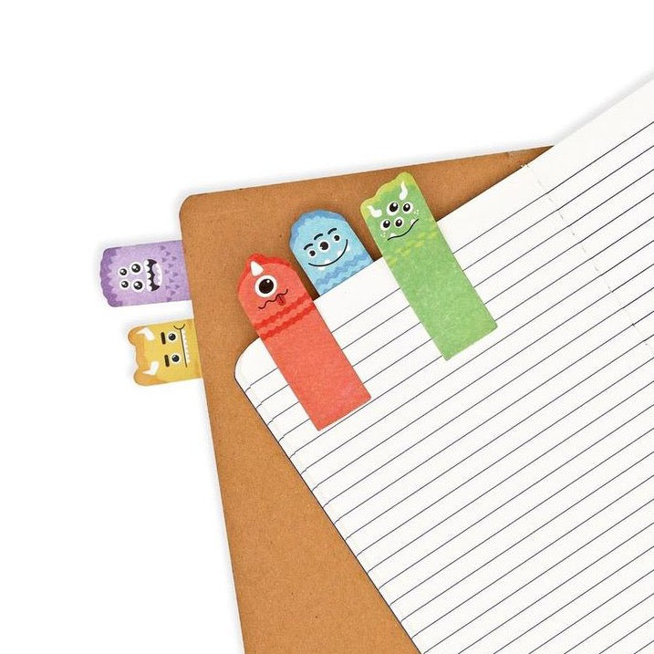 Note Pals Sticky Note Tabs - Monster Pals Art Supplies OOLY - Art & School Supplies   