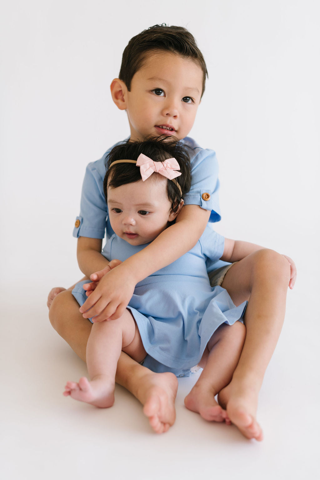 Alex Tee in Baby Blue  Ollie Jay   