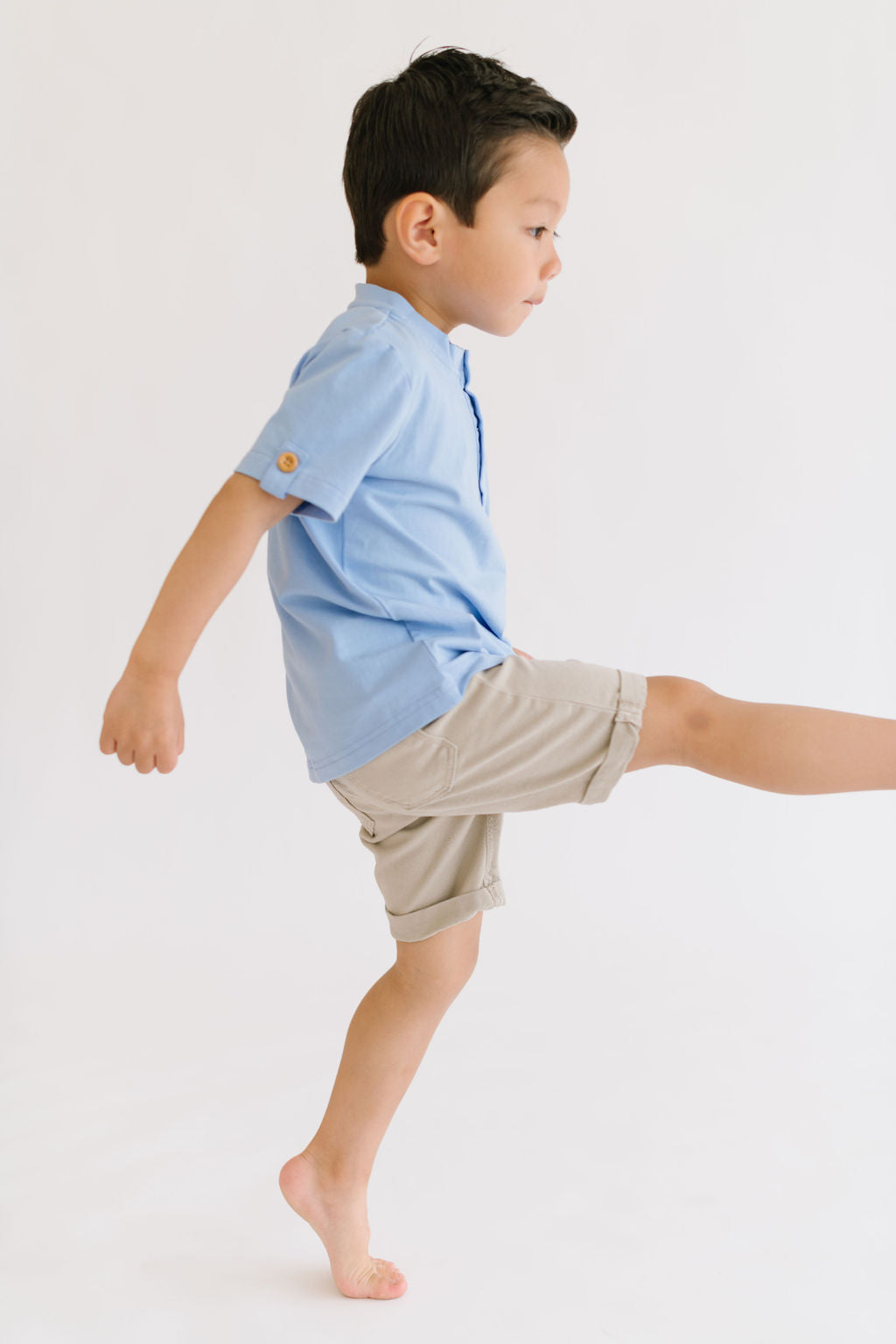 Alex Tee in Baby Blue  Ollie Jay   