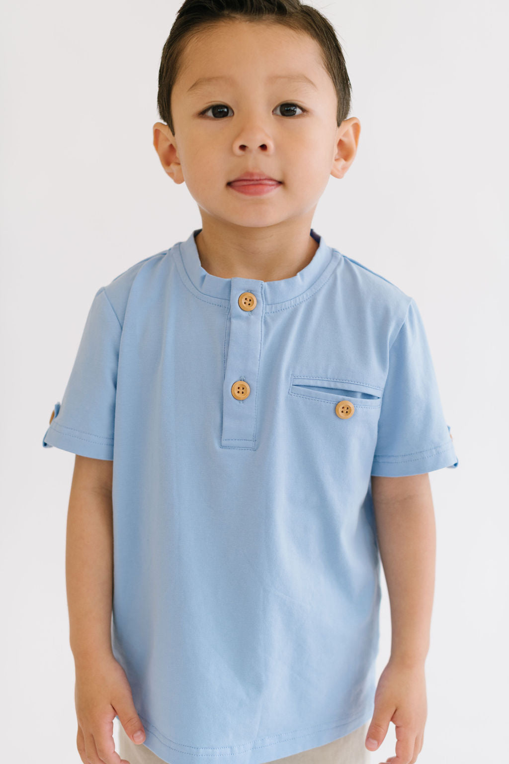 Alex Tee in Baby Blue  Ollie Jay   