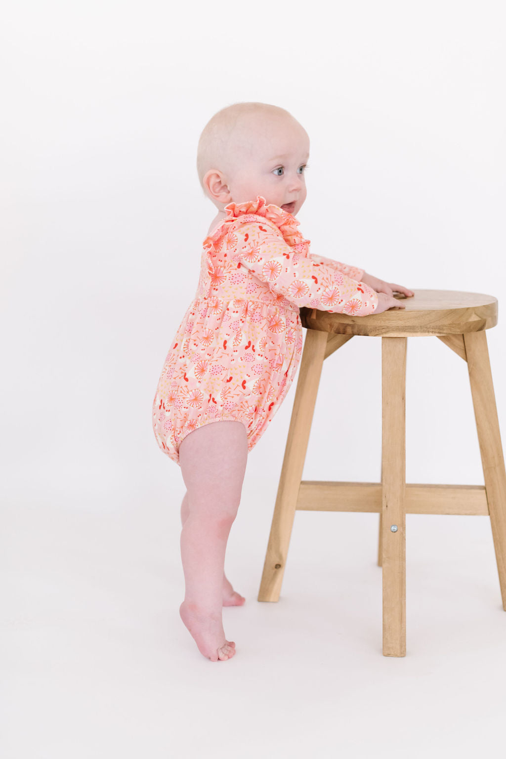 Leah Romper in Fluffy Wishes  Ollie Jay   