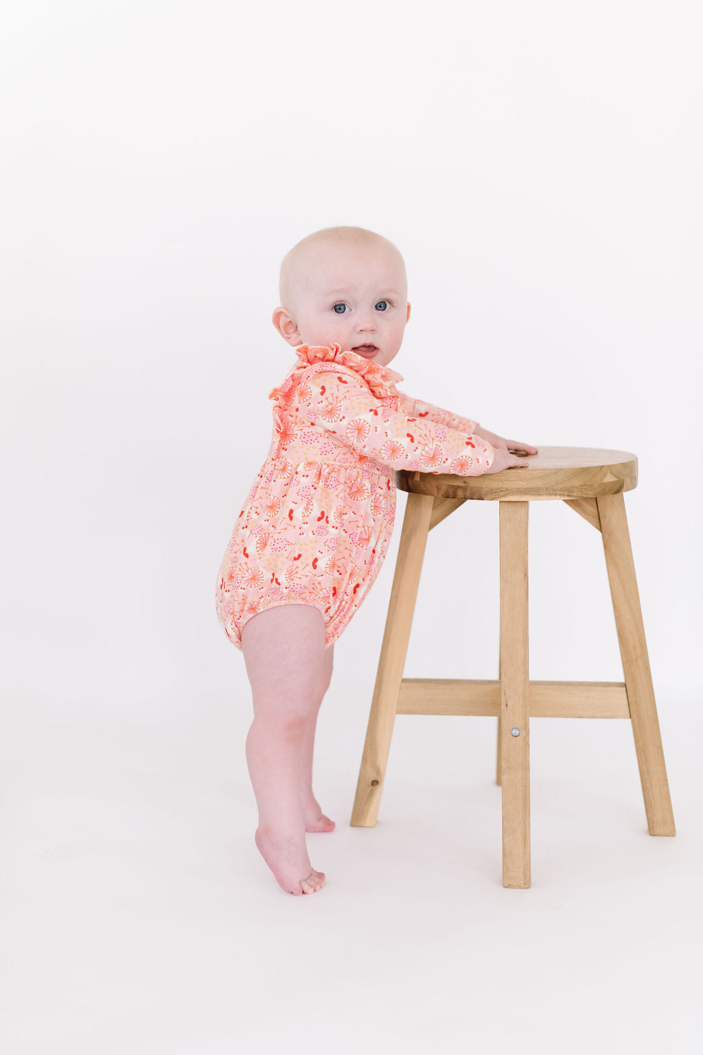 Leah Romper in Fluffy Wishes  Ollie Jay   