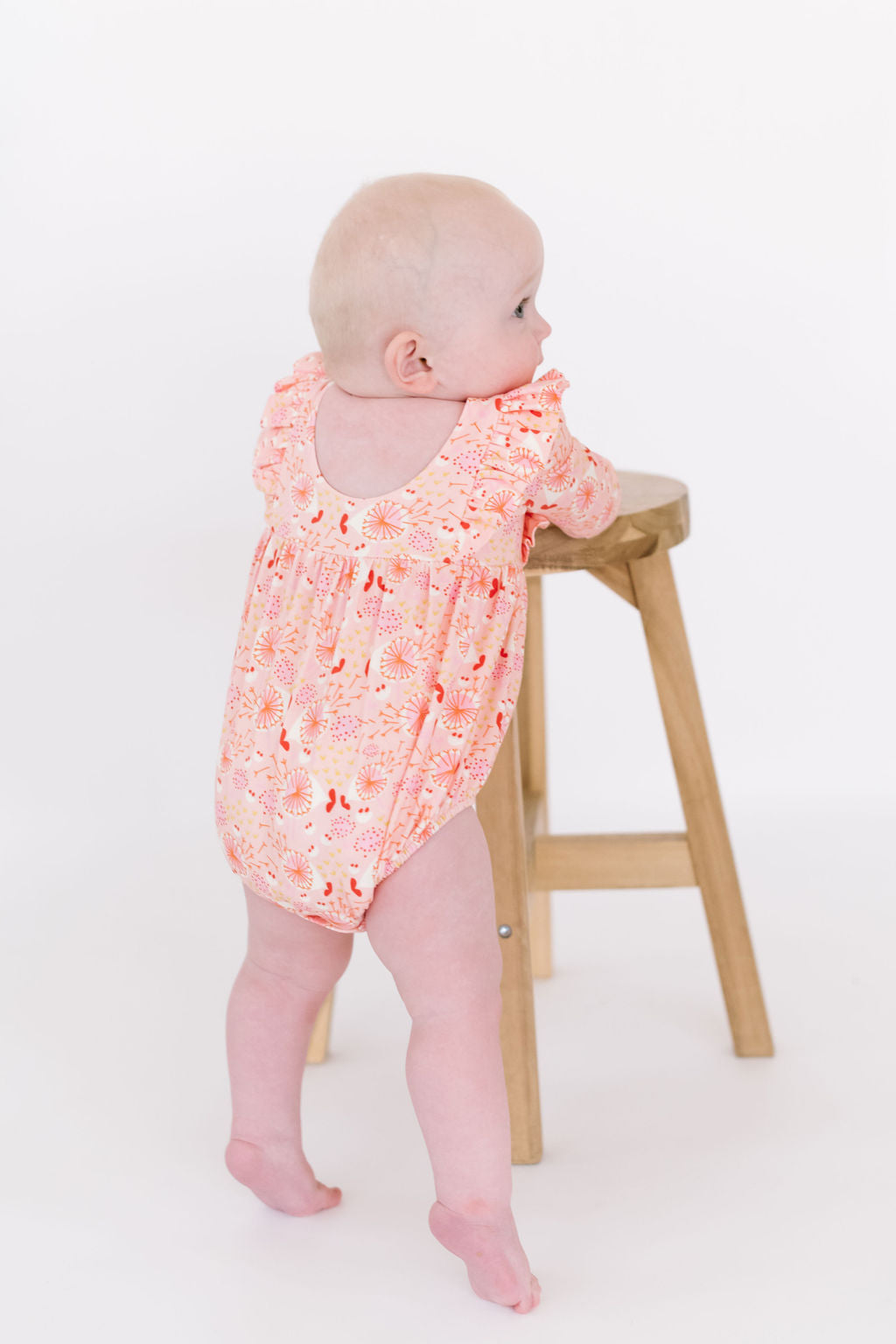 Leah Romper in Fluffy Wishes  Ollie Jay   