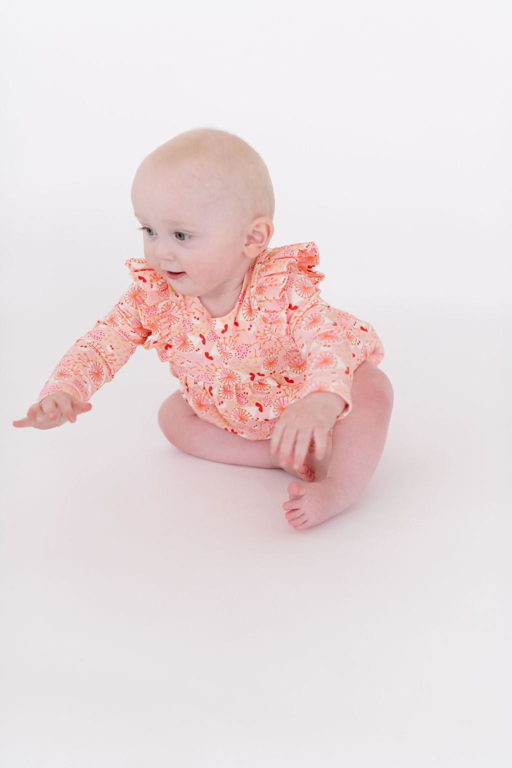 Leah Romper in Fluffy Wishes  Ollie Jay   