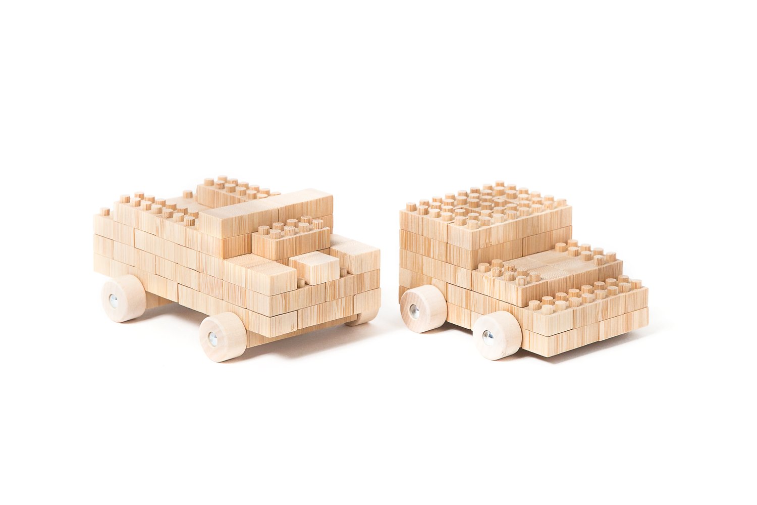 Eco-bricks Bamboo - 45 Piece Blocks Once Kids   