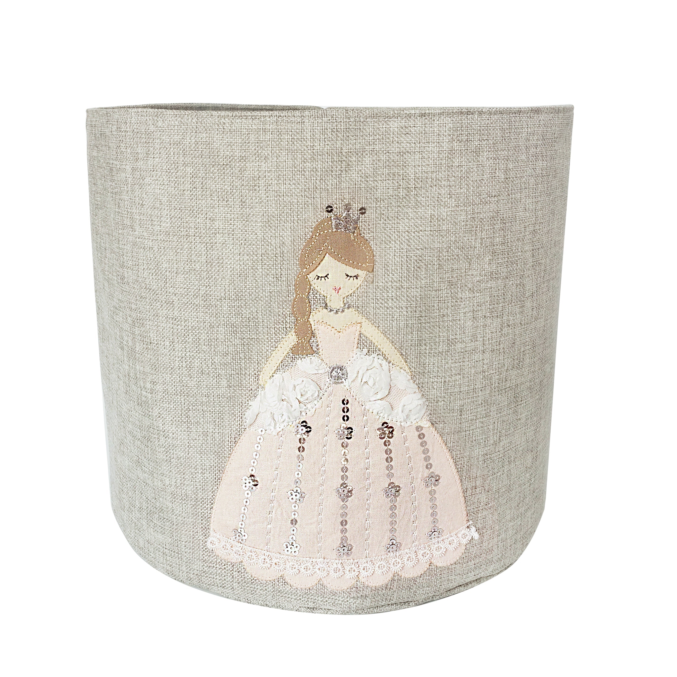 PRINCESS LINEN TOY BIN Storage Bin MON AMI   