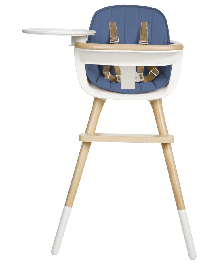 OVO Max luxe Modern Highchair Highchairs Micuna Blue Pad  