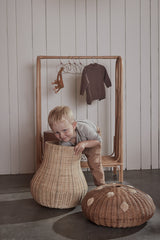 Rattan Clothing Rack for Toddlers and Young children