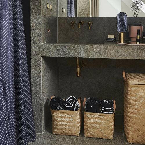 Renga Hand Mirror In Stand - Anthracite  OYOY   