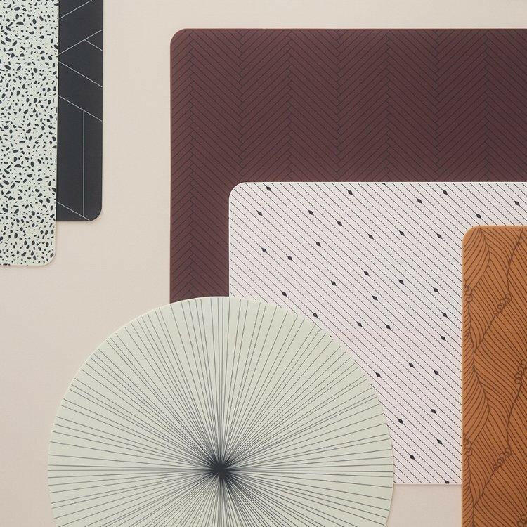 Placemat Ray - 2 Pcs/Pack - Offwhite Feeding OYOY   