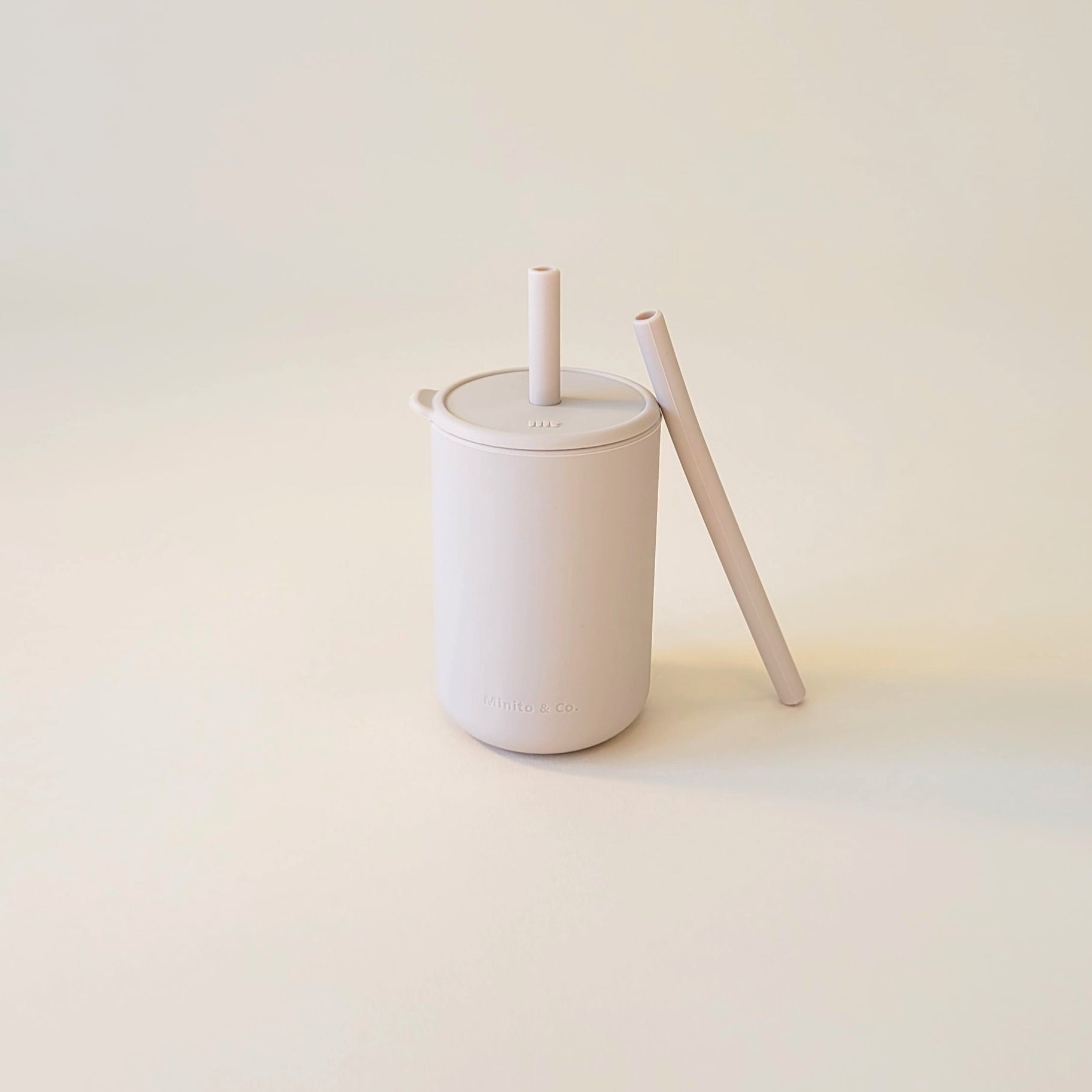 Tall Straw Cup  Minito & Co. Oatmeal  