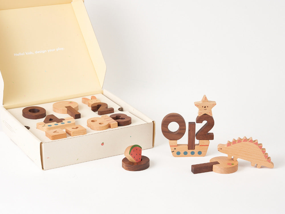 Numbers Wooden Play Blocks Blocks Oioiooi   