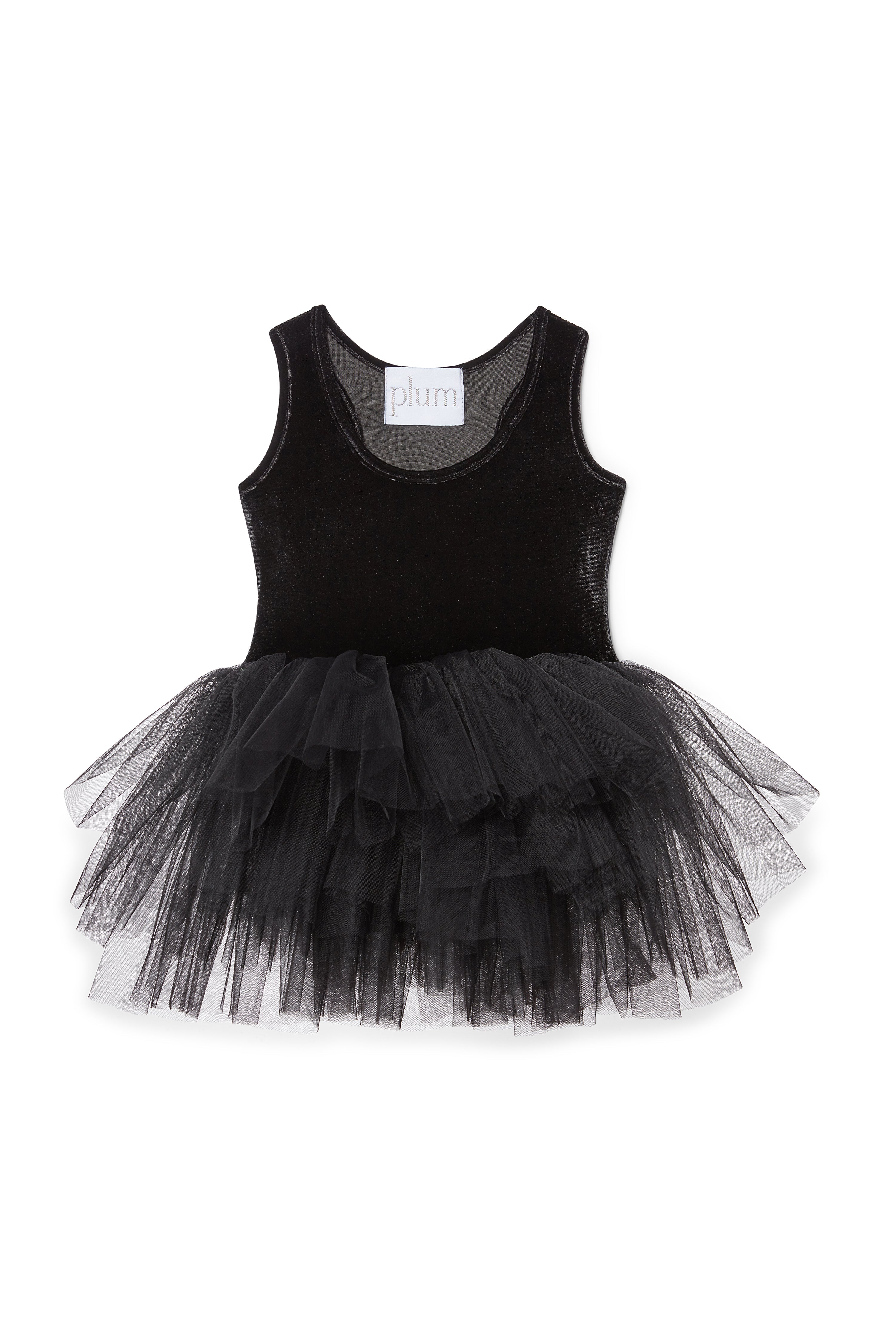 B.A.E. Velvet Tutu Dress Tutus iloveplum 3-6 M Stella Black 