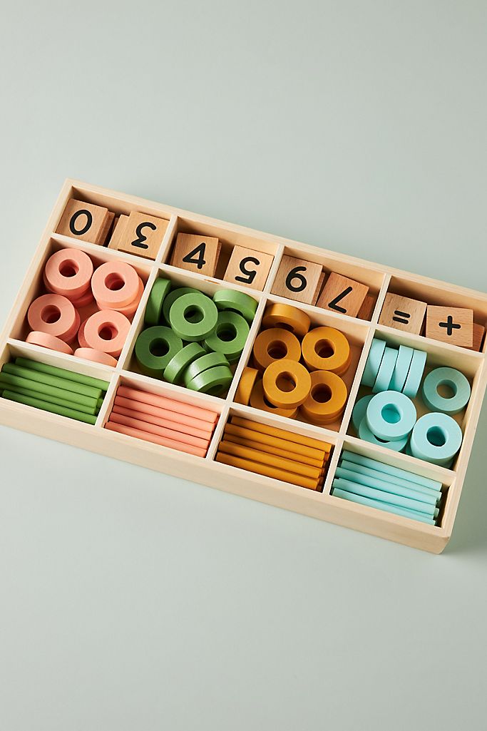 Wooden Counting Toy | Abacus | Montessori Counting Toys | Path to Math Asweets