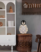 Little Lights - Penguin Lamp - Grey 