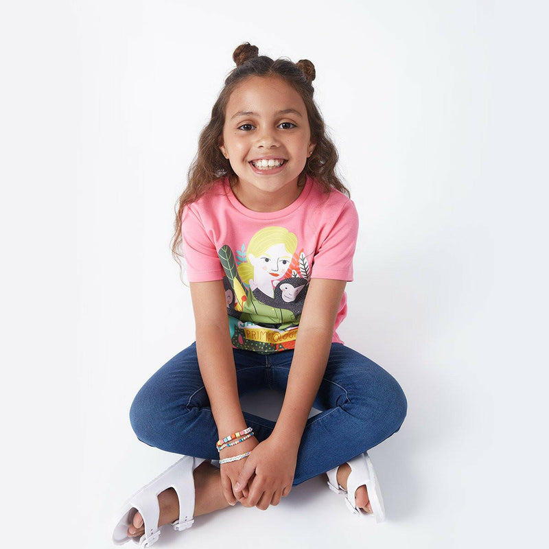 Jane Goodall Short Sleeve Trailblazer Tee by Piccolina