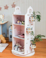 My Mini Home - 360 Cottage Bookshelf - Pink/Grey