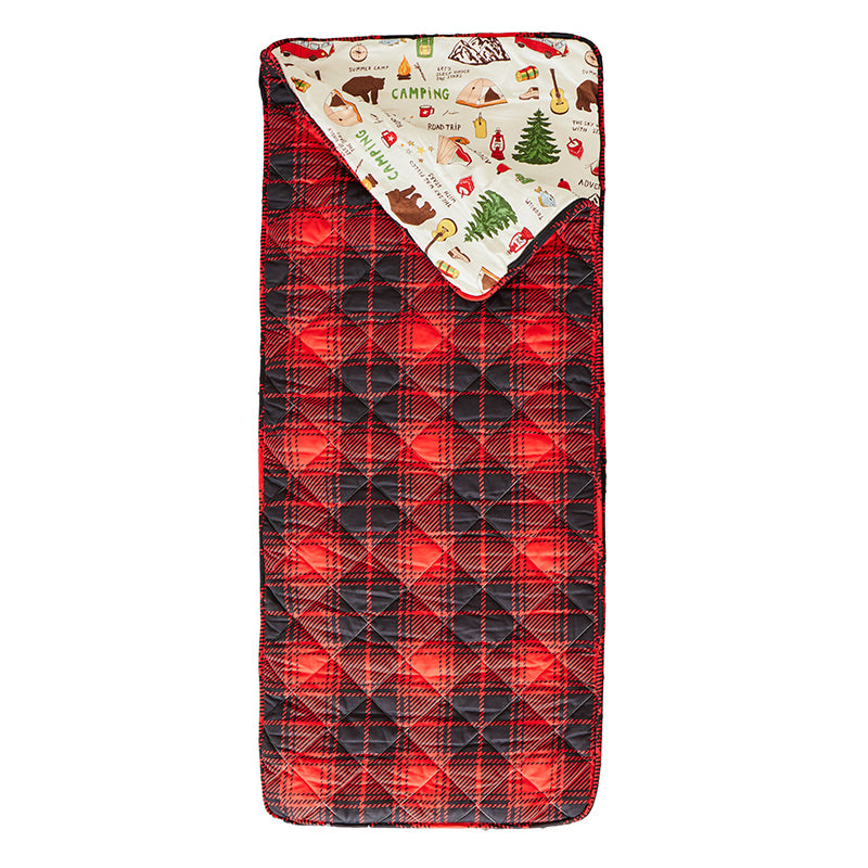 Plaid Sleeping Bag Sleeping Bag Wonder & Wise   