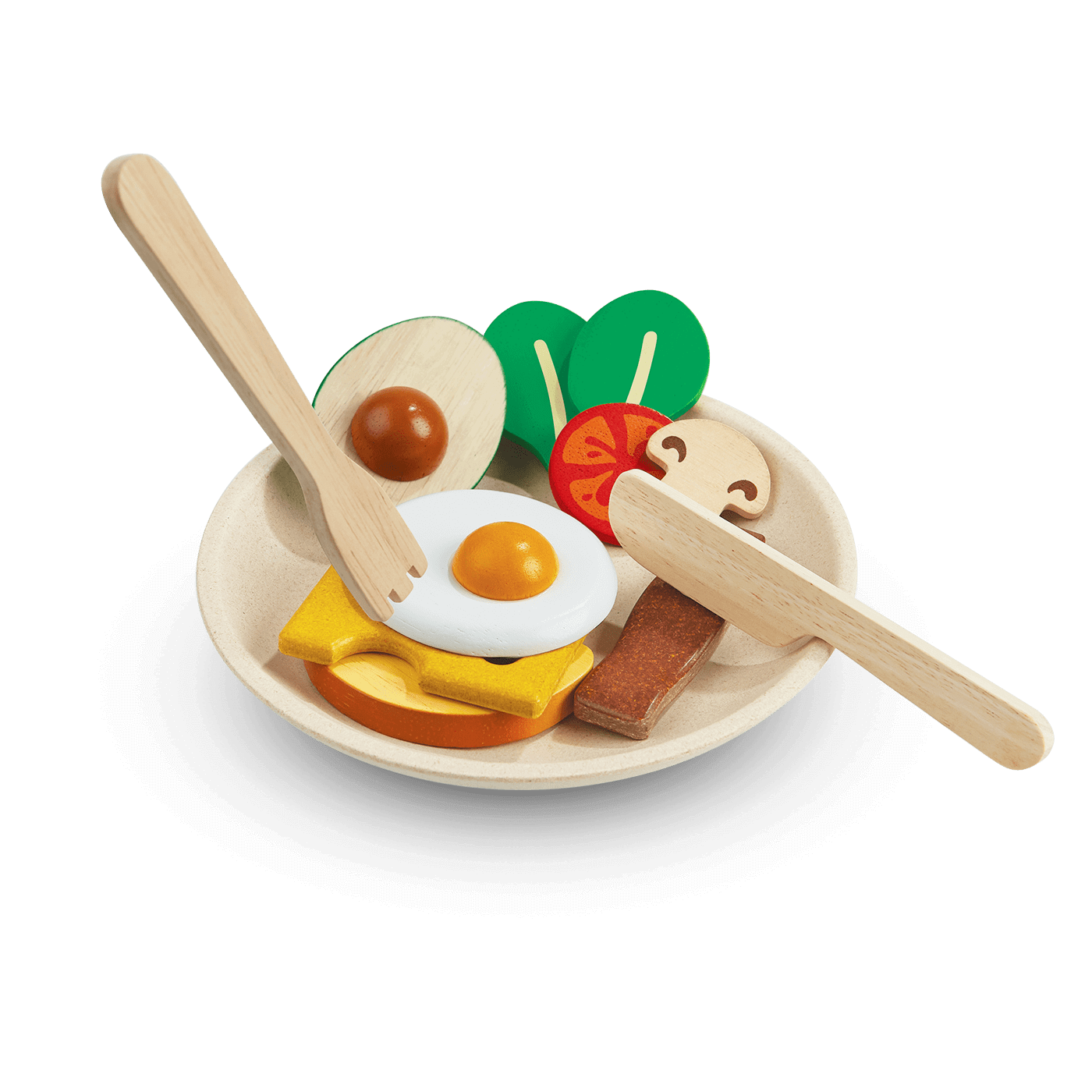 Breakfast Bowl Set Play Food PlanToys   