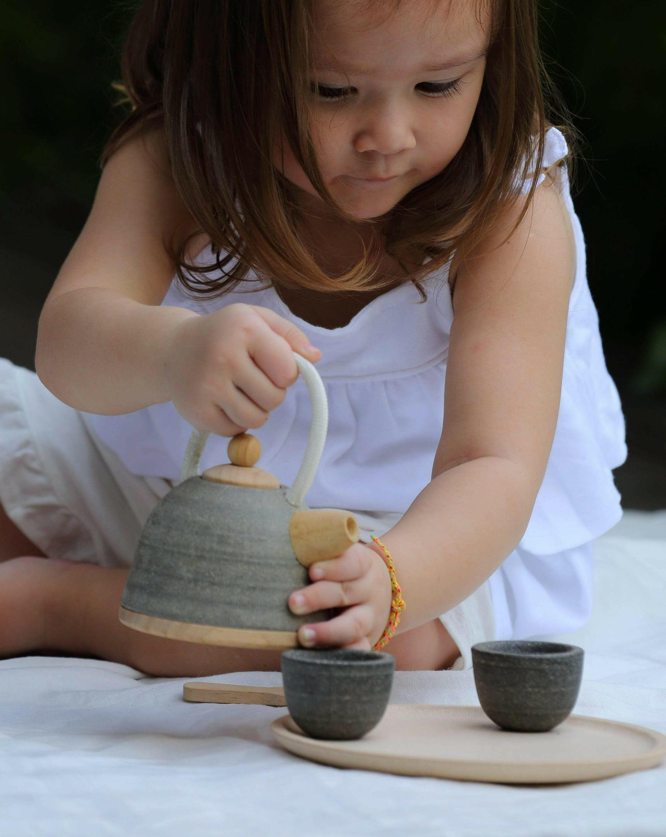 Classic Tea Set Pretend Play PlanToys   