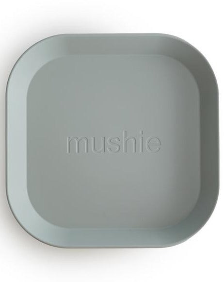 Square Dinnerware Plates Sage Mushie