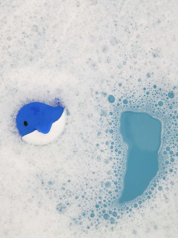 Plop Plop Natural Color Bubble Bath Ocean Blue