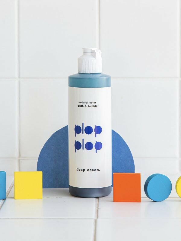 Natural Color Organic Bubble Bath  Nahthing Project Ocean Blue  