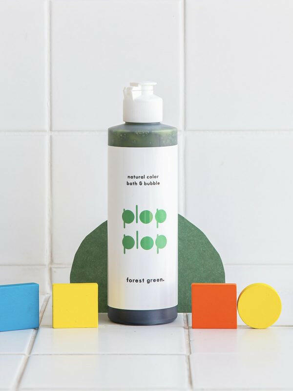 Natural Color Organic Bubble Bath  Nahthing Project Forest Green  
