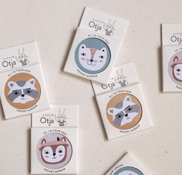 Cutie Cat Pocket Mirror Mirrors Little Otja   