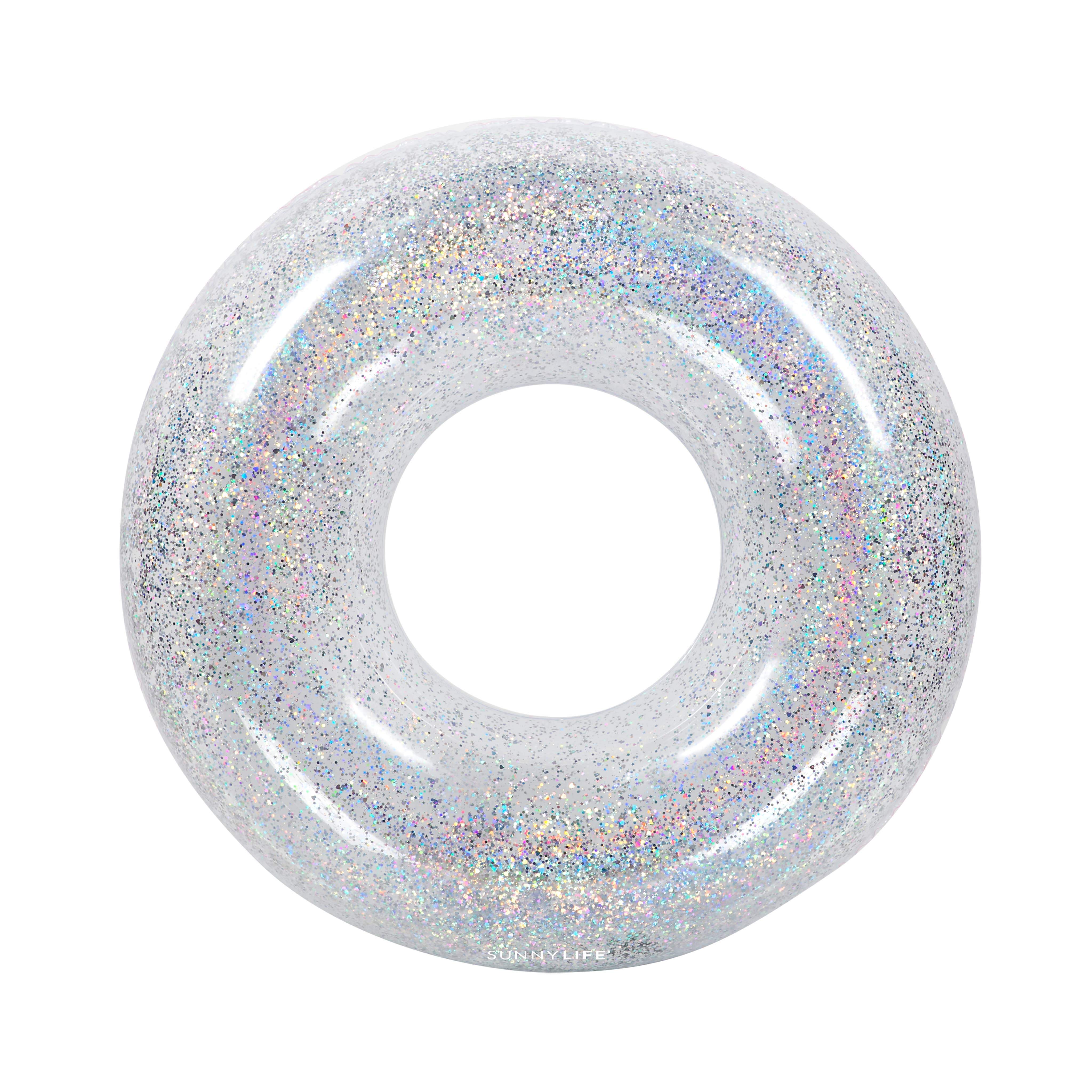 Pool Ring Glitter Outdoor Toys Sunnylife   