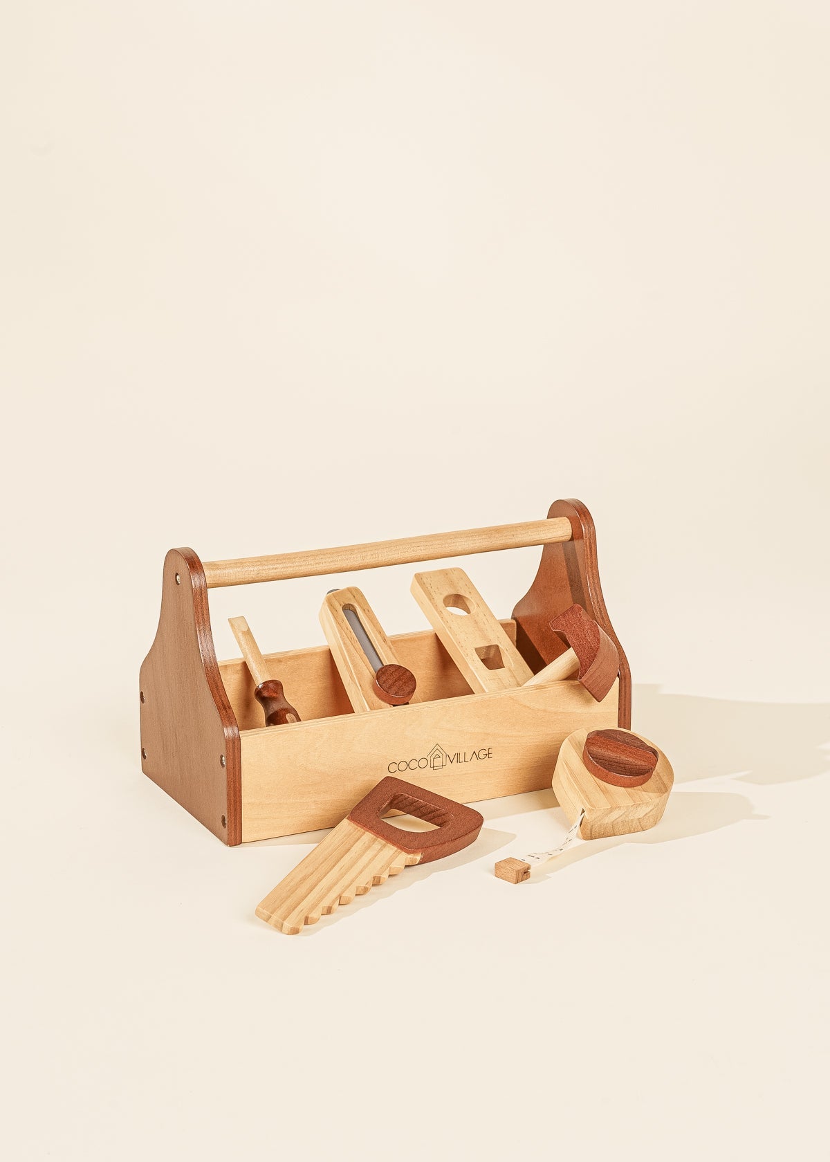 Wooden Tool Playset Play Tools Coco Village   