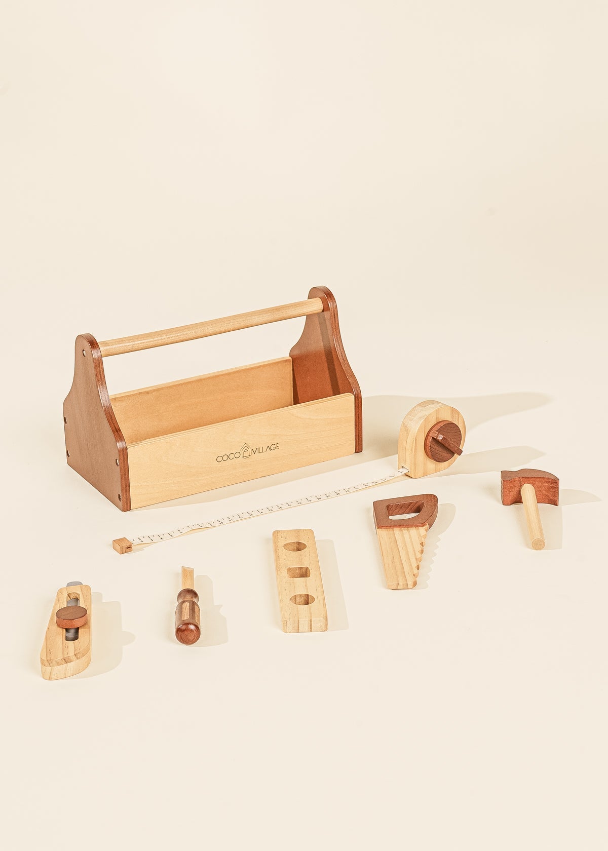 Wooden Tool Playset Play Tools Coco Village   