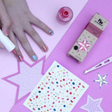 Pretty Polish Trio With Nail Stickers