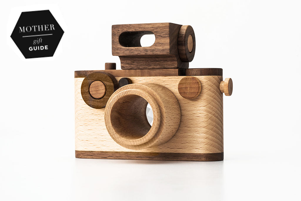 35MM Vintage Style Wooden Toy Camera wooden toy Father's Factory Default Title  