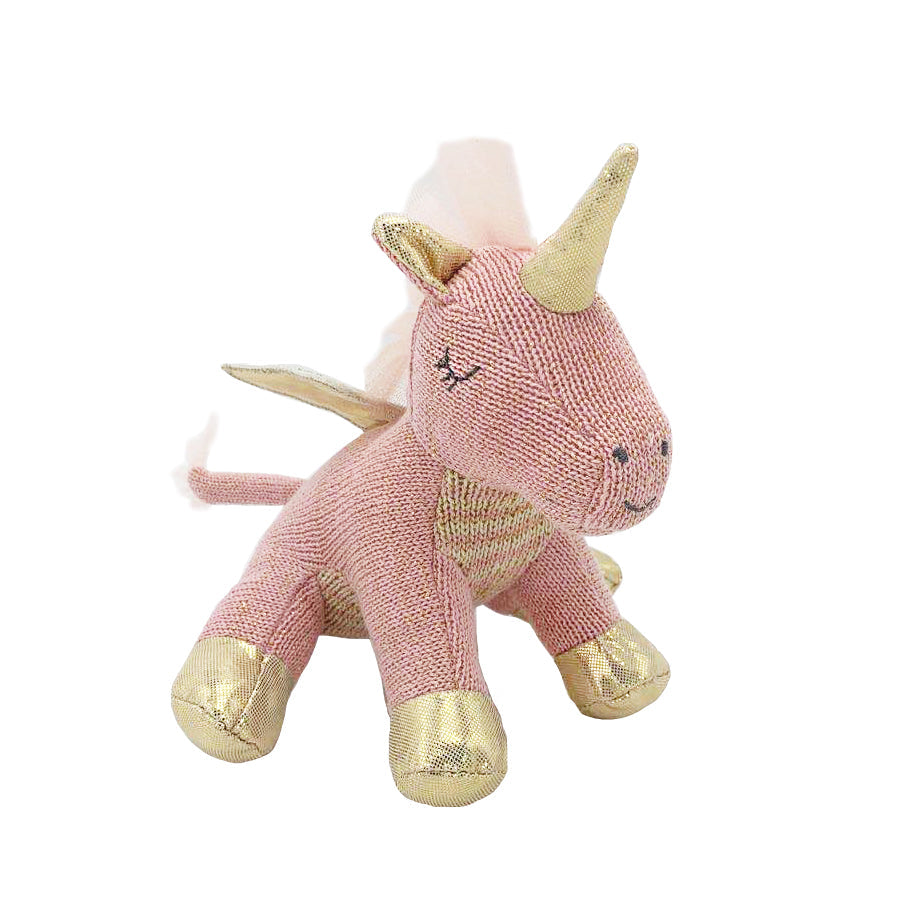 'ULIANA' UNICORN KNIT RATTLE Rattles MON AMI   