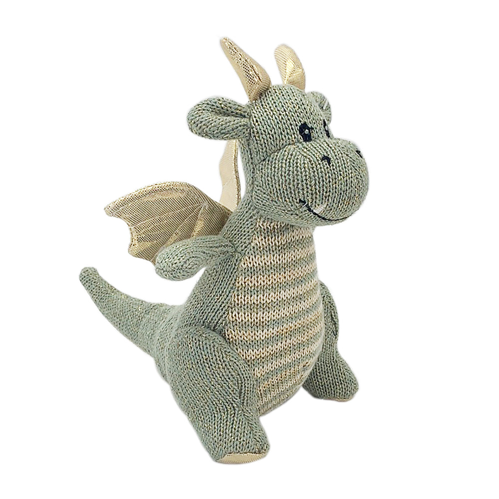 'DAX' DRAGON KNIT RATTLE Rattles MON AMI   