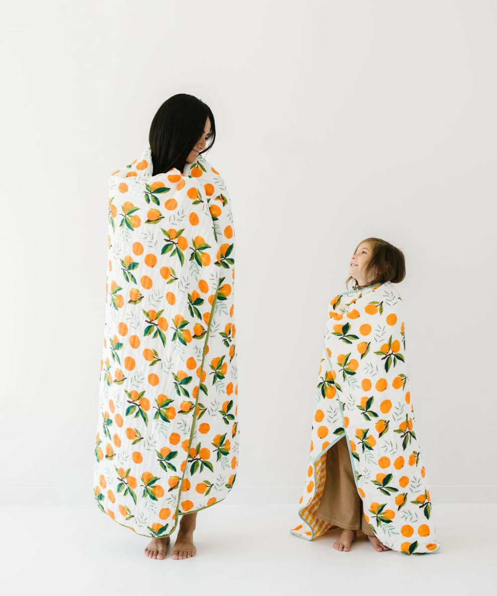 Adult Clementine Throw blanket Quilts & Comforters Clementine Kids   