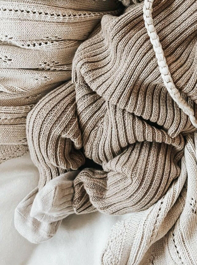 Chunky Rib Leggings - Acorn  Luna + Luca   