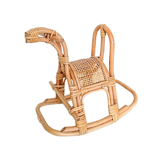 Poppie Rattan Rocking Horse Doll Furniture Poppie   