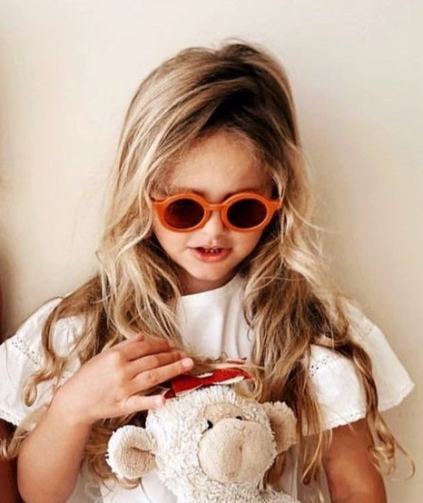 Sustainable Kids Sunglasses - Rust Sunglasses Grech & Co.   