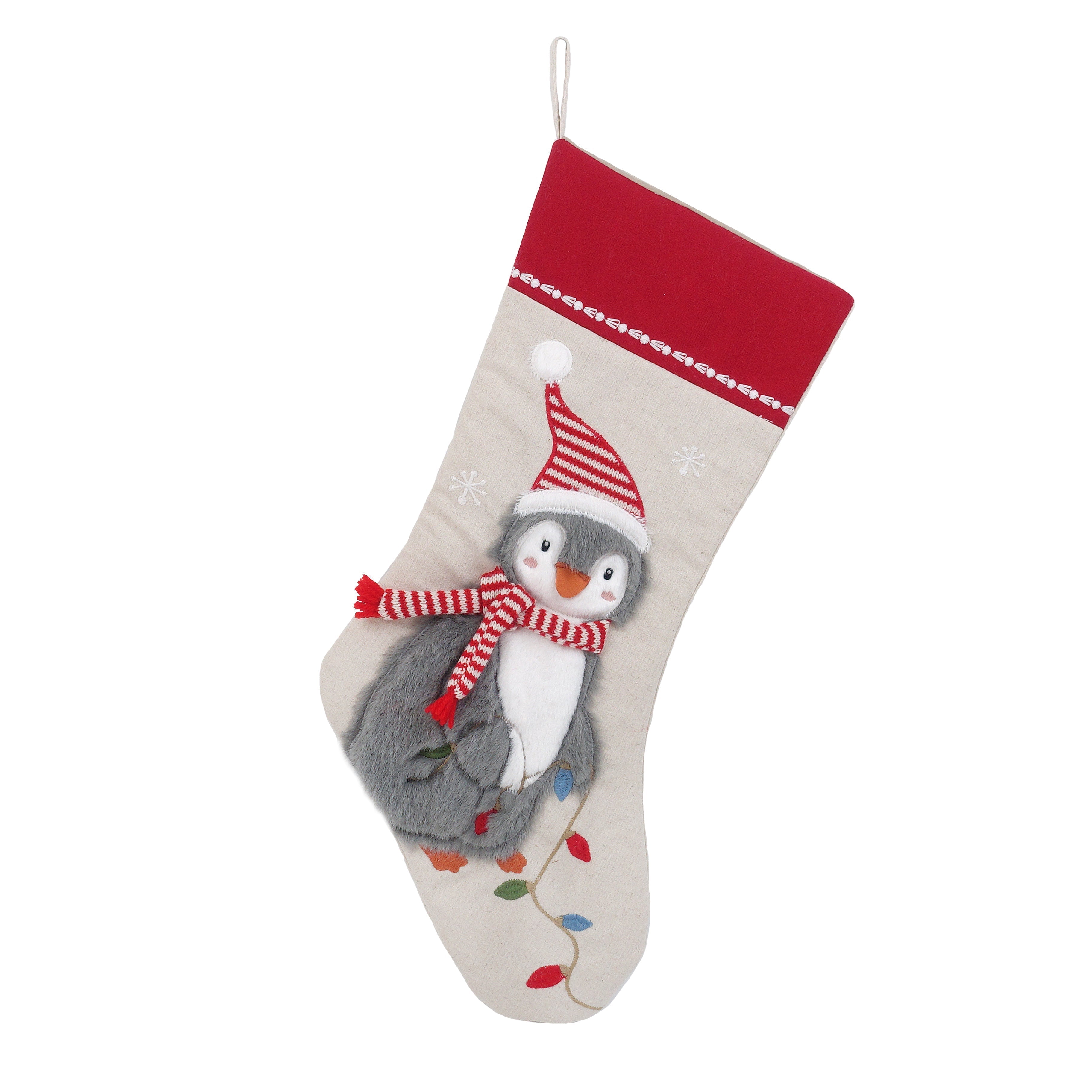 Festive Penguin Stocking Stocking MON AMI   