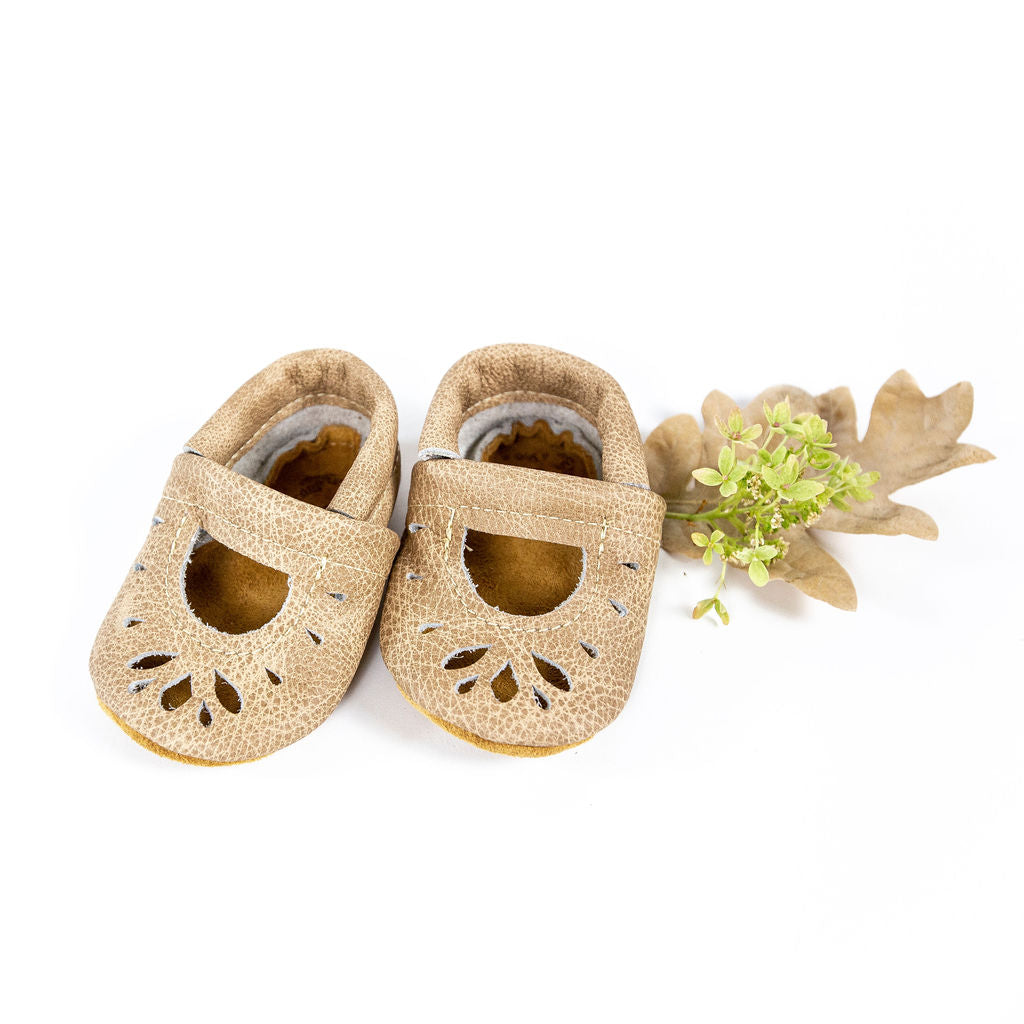 Latte RAINEY JANES Shoes Baby and Toddler Baby Shoes Starry Knight Design   