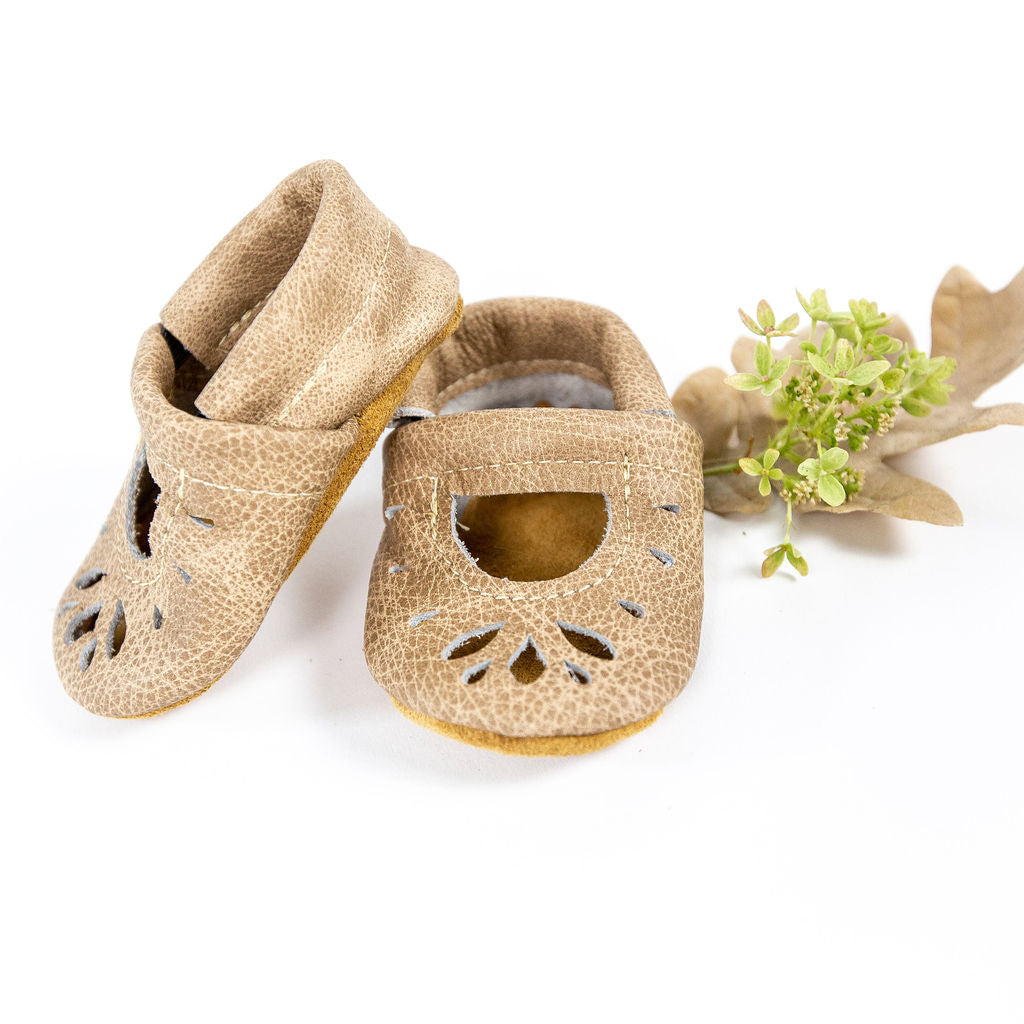 Latte RAINEY JANES Shoes Baby and Toddler Baby Shoes Starry Knight Design   