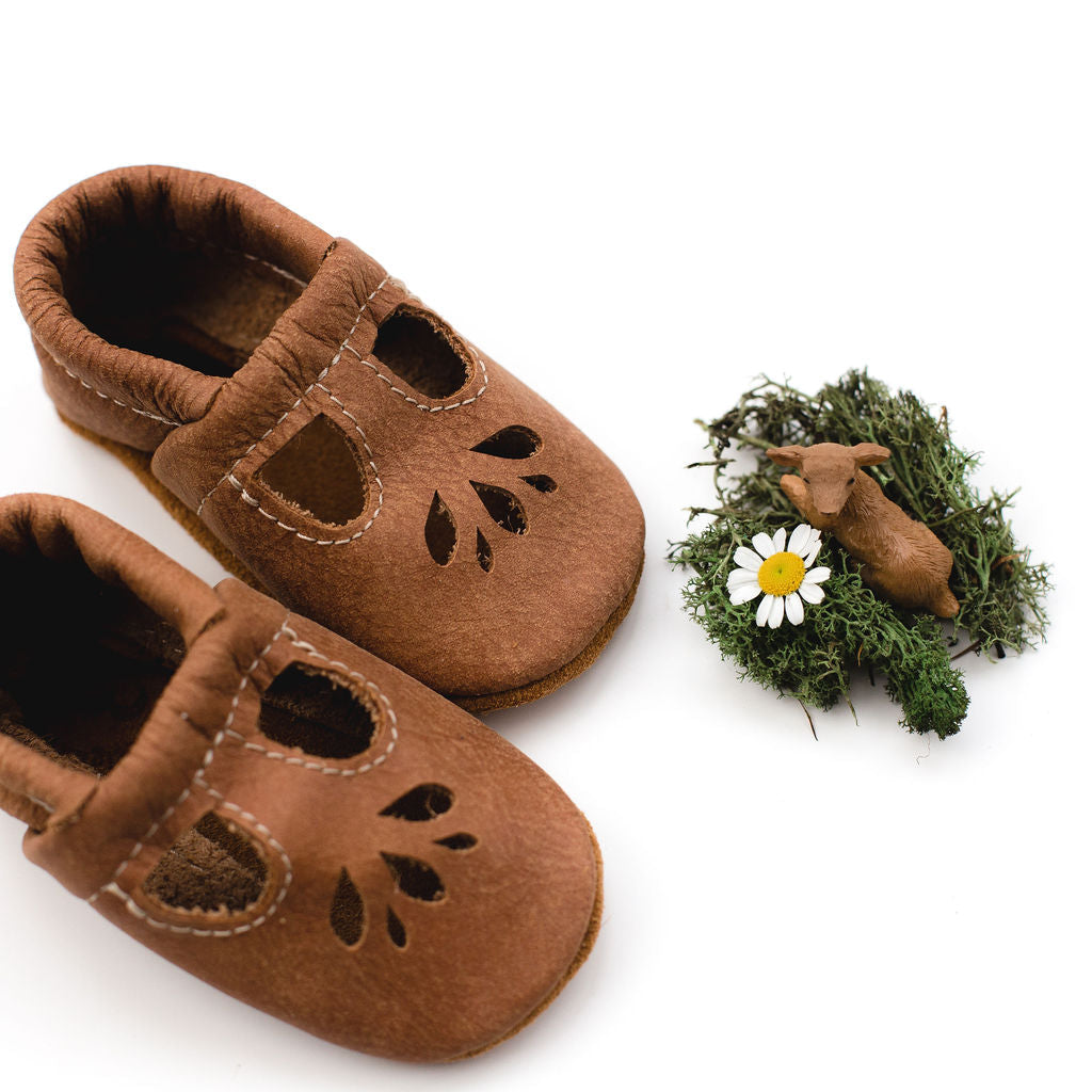 Tribe LOTUS T-strap Shoes Baby and Toddler Baby Shoes Starry Knight Design   