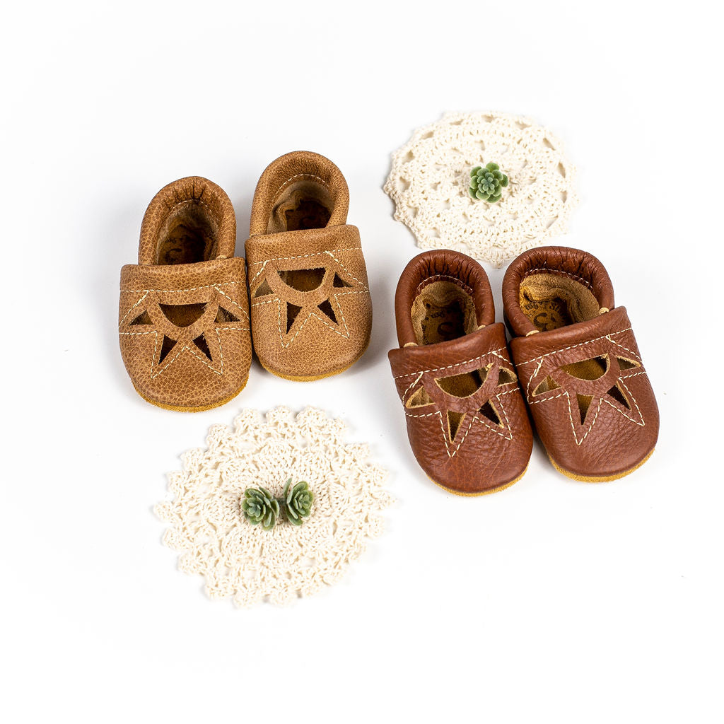 Sahara & Chestnut SUNRISE Shoes Baby and Toddler Baby Shoes Starry Knight Design   