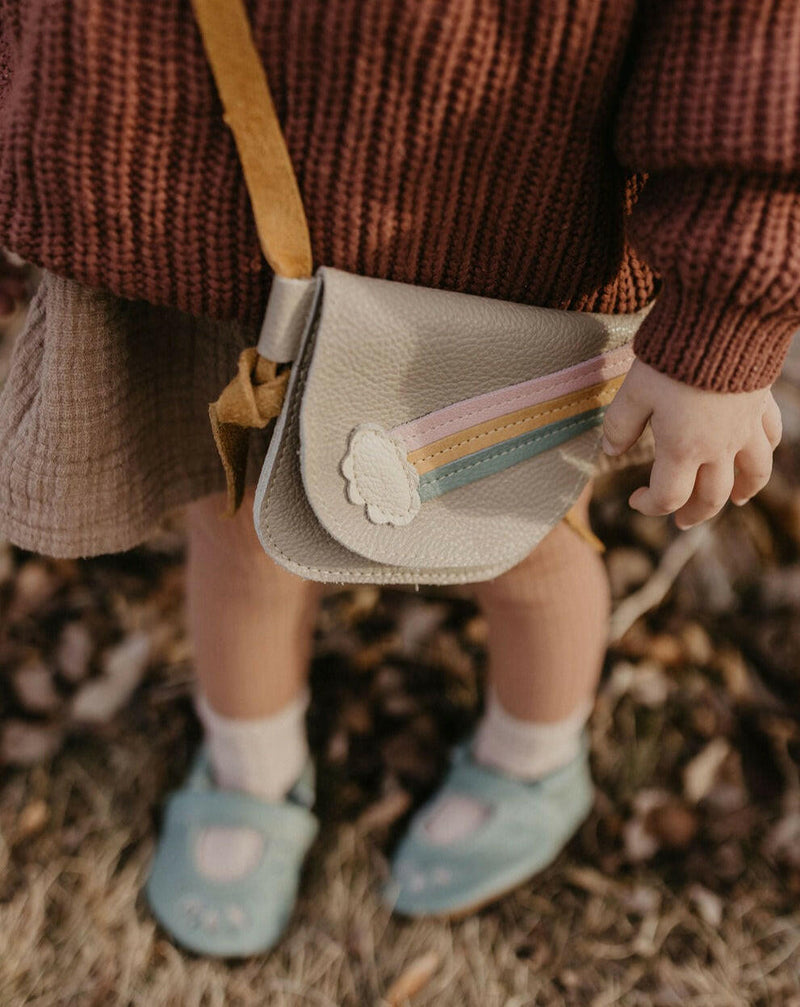 Rainbow discount leather purse