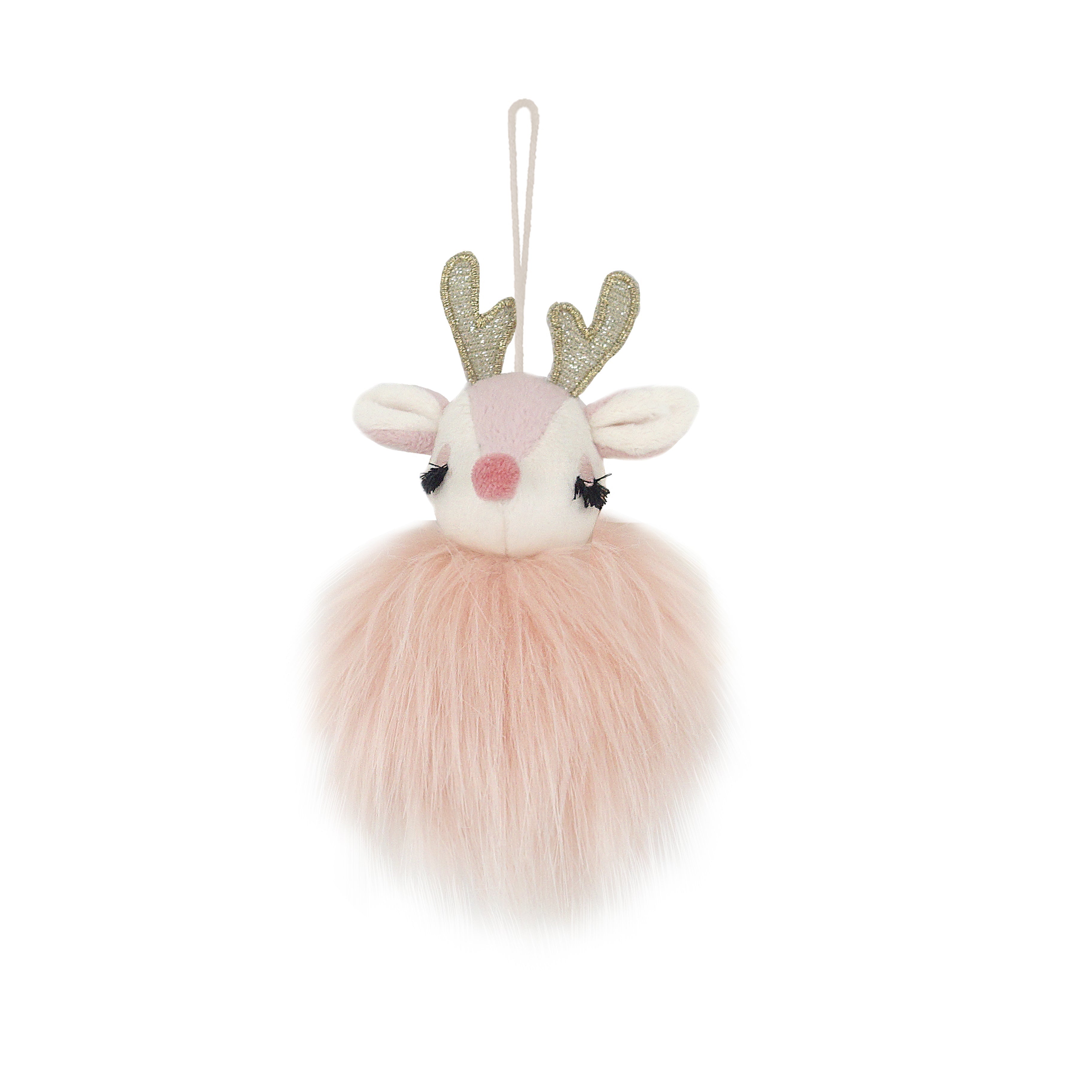 Pink Reindeer Ornament Ornaments MON AMI   