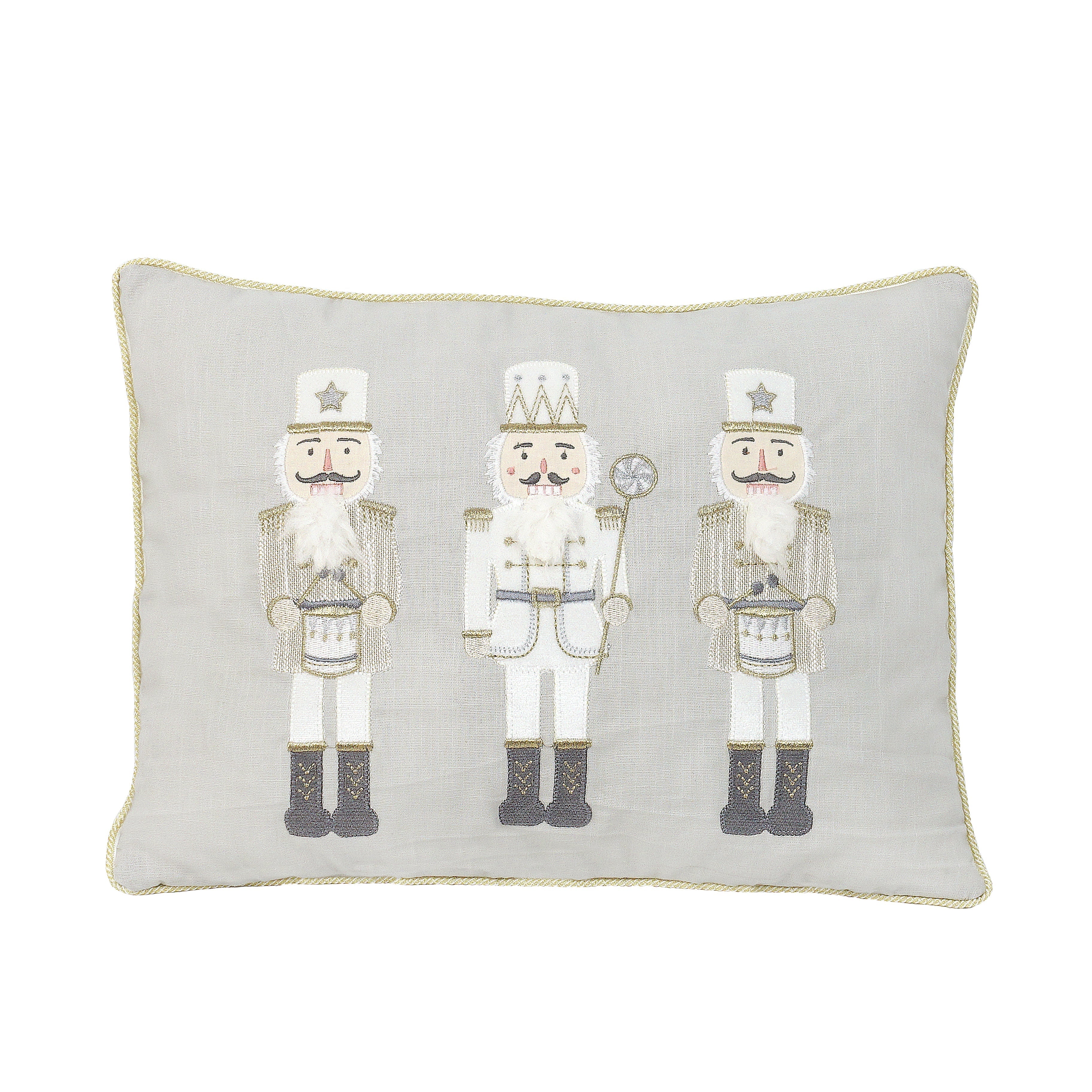 Nutcracker Lumbar Pillow - White Pillow MON AMI   