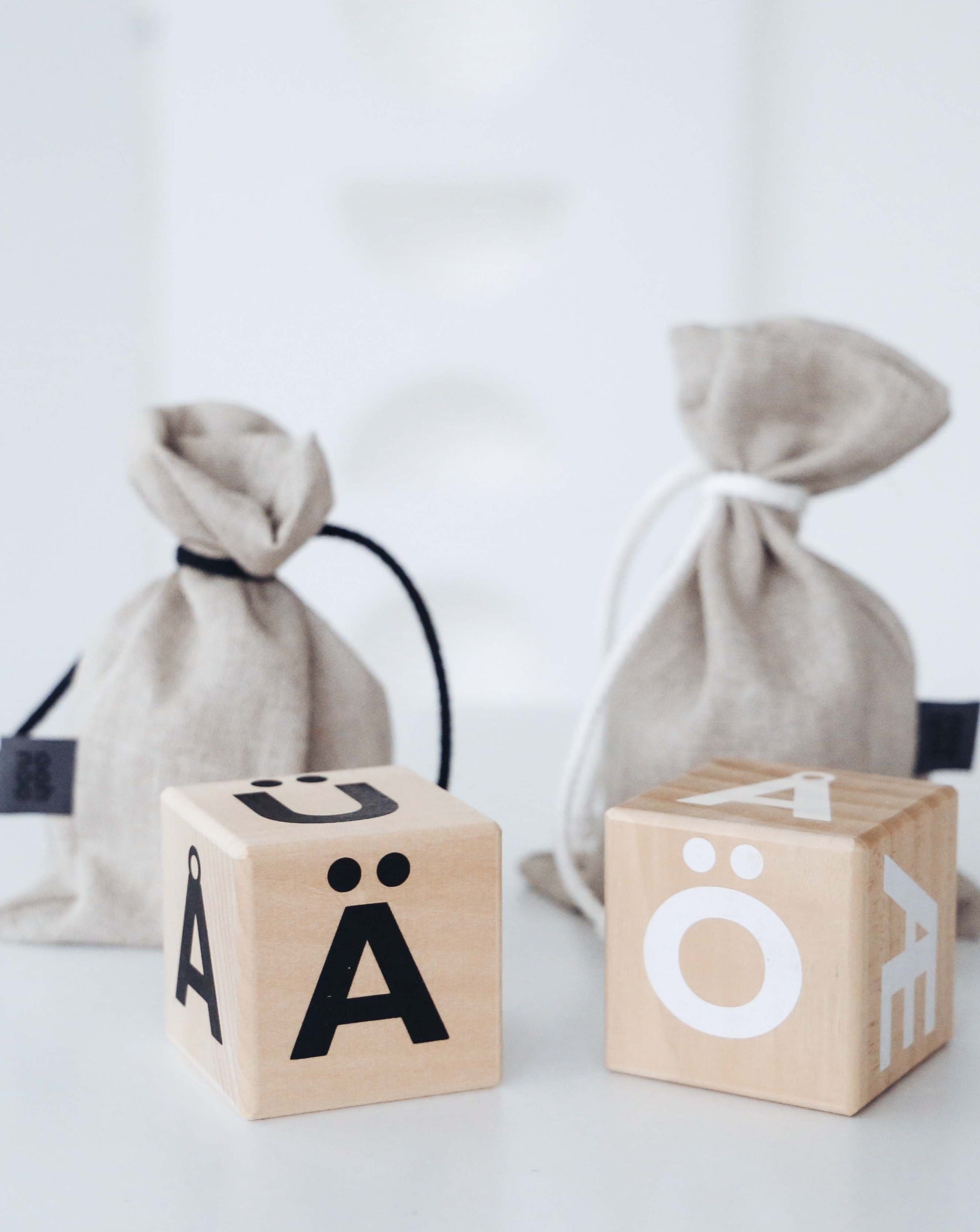 Alphabet Blocks in Various Colors Blocks Ooh Noo   